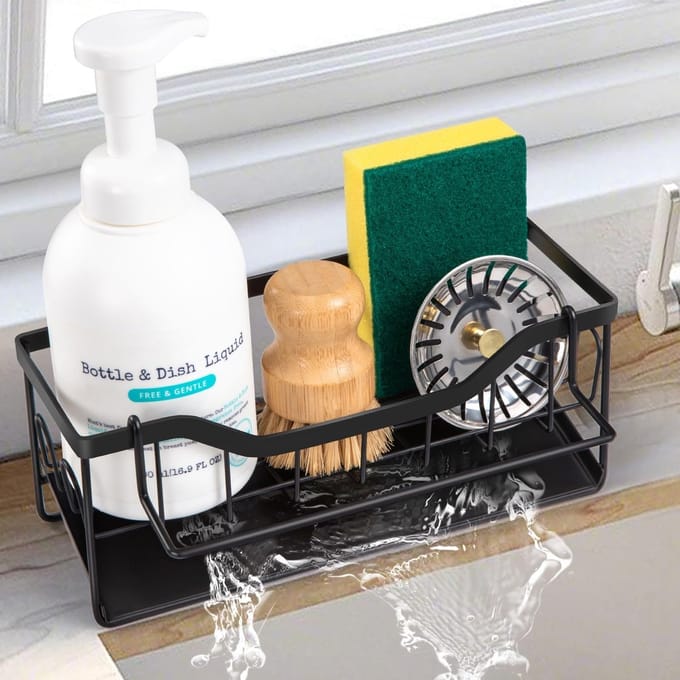 Dailygoods- Afwasorganizer met Automatische Afvoer - Keuken Organizer