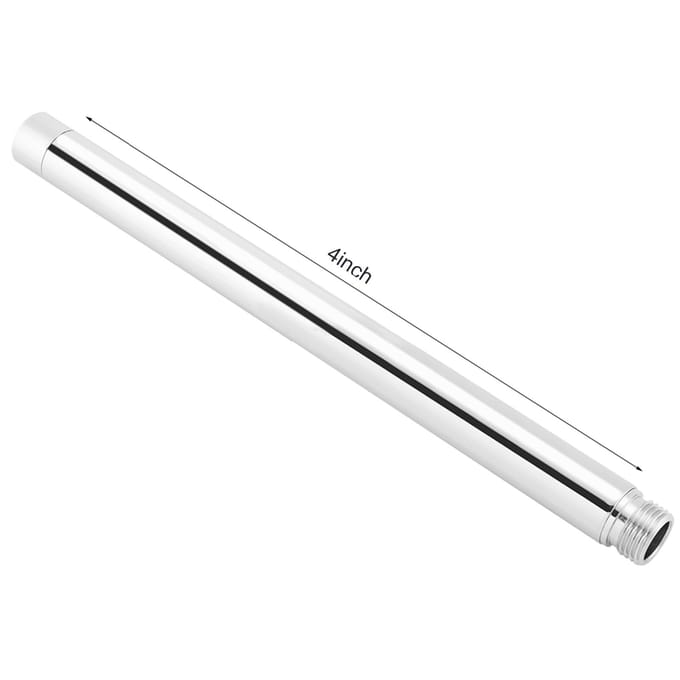 Verlengstuk Douchearm RVS Verlengbuis Douchekop Verlengstang 4in white