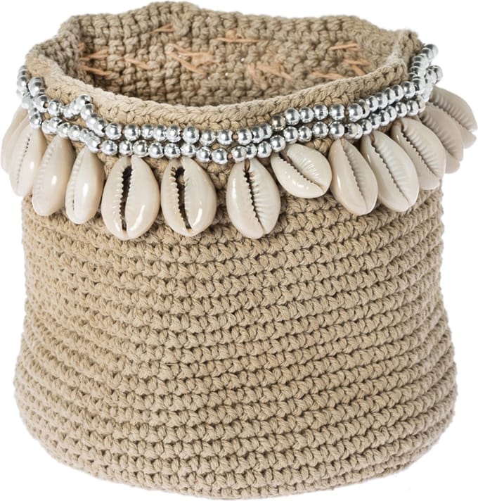Riverdale Shells - Sfeerlicht - 12cm - bruin