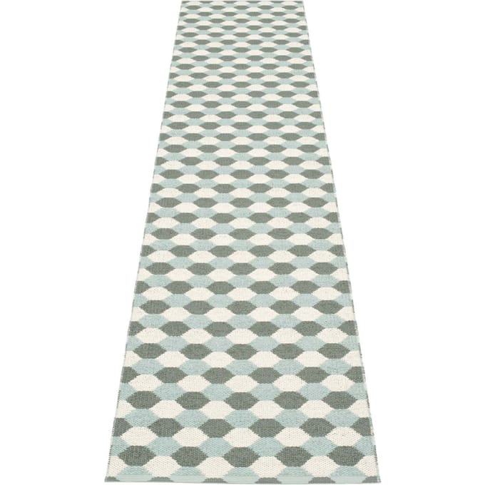 Pappelina - Dana Wendevloerkleed - militairgroen - 70 x 400 cm