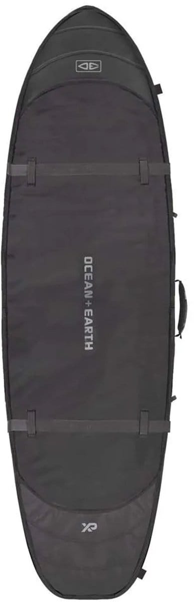 Ocean & Earth Quad Coffin Hypa Fish Shortboard 7´0´´ Surfboardhoes Zwart