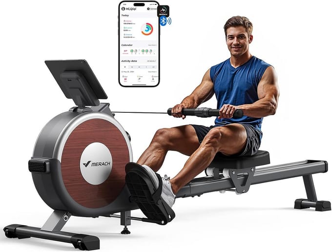 Roeitrainer Inklapbaar - Hometrainer - Roeimachine Fitness - Duurzaam