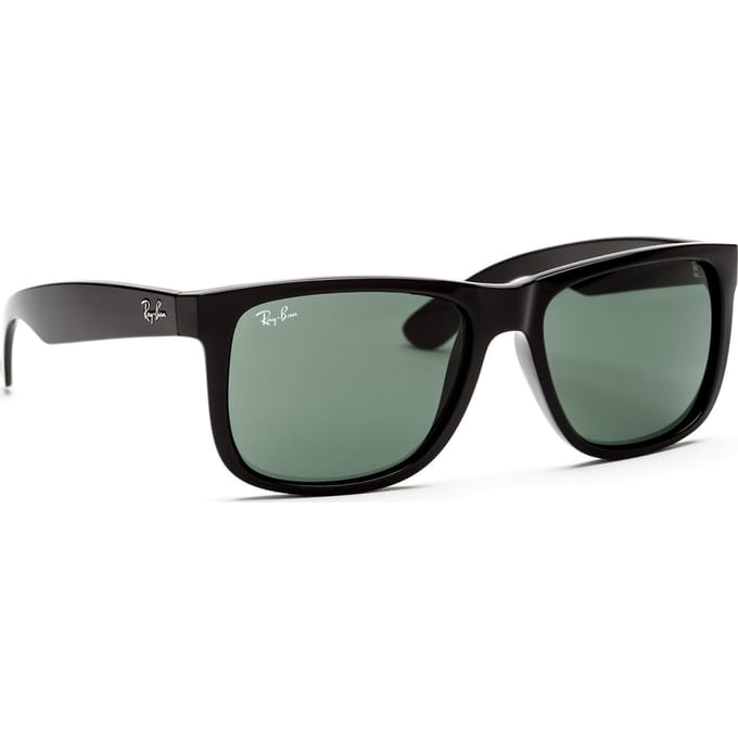Ray-Ban Zonnebril Justin 4165 601/71 Glanzend Zwart Groen