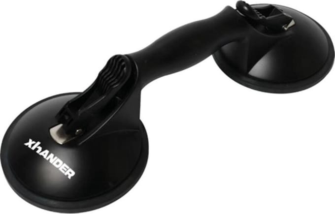 XHANDER aluminium zuignap dubbel 80kg