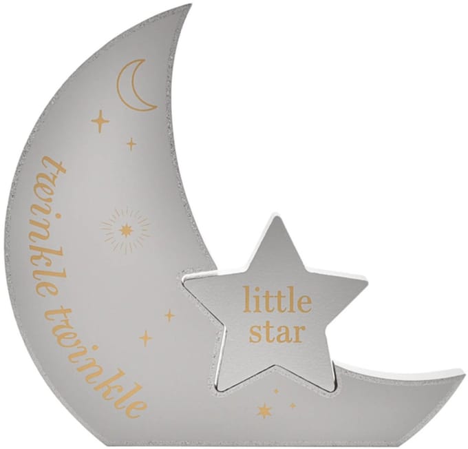 Bambino Maan decoratie met ster