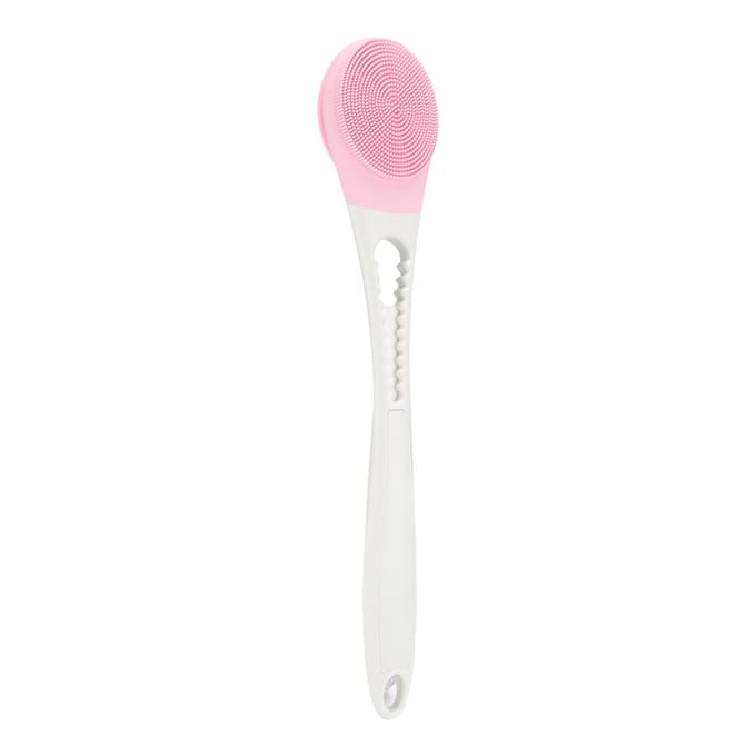 Elektrische Badborstel Lichaamsreiniging Verzachtend Lange Steel Waterdichte Douche Massageborstel Groen roze