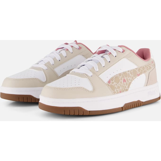 Puma Rebound Slam Lo Sneakers beige Synthetisch - Dames - Maat 37