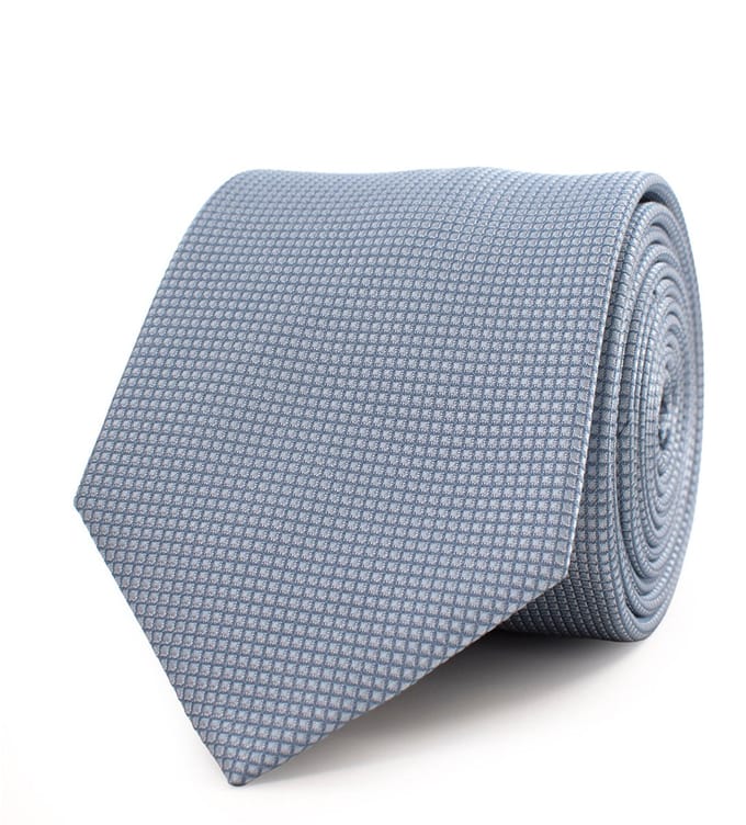 TRESANTI | GRANITO | Silk tie with a subtle texture | Blauw