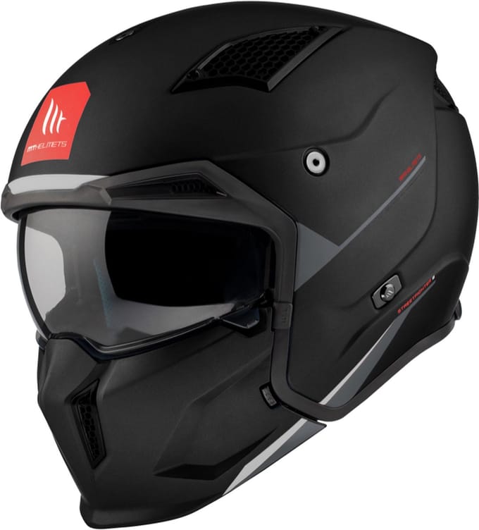 MT Streetfighter SV Jethelm 22.05 - Mat Zwart - XL
