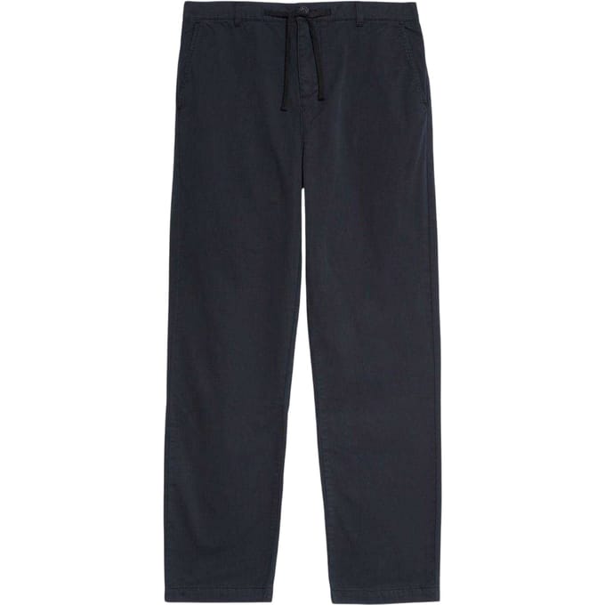 Lyle & Scott Heren Tapered Chinos (Jet Zwart)