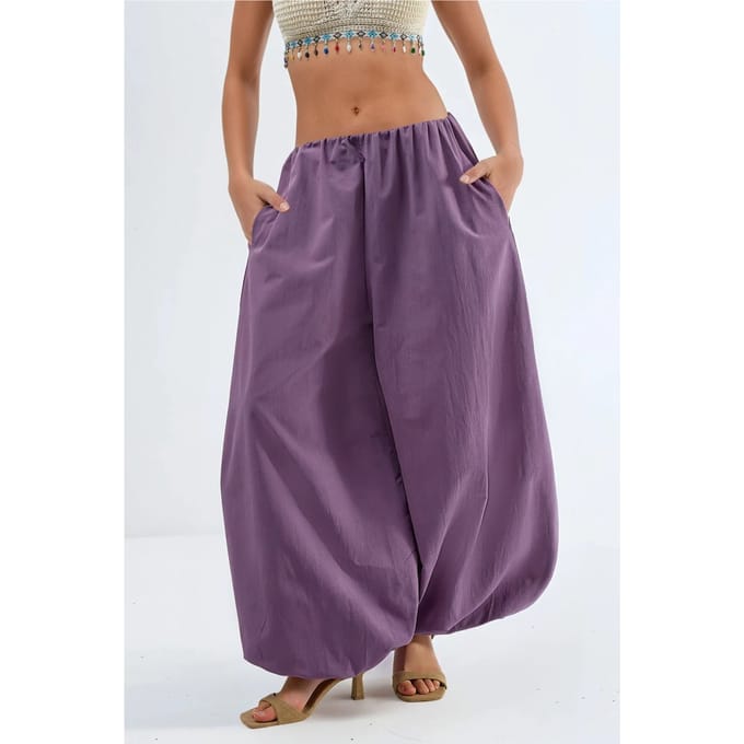 Elastische Taille Ballon Broek