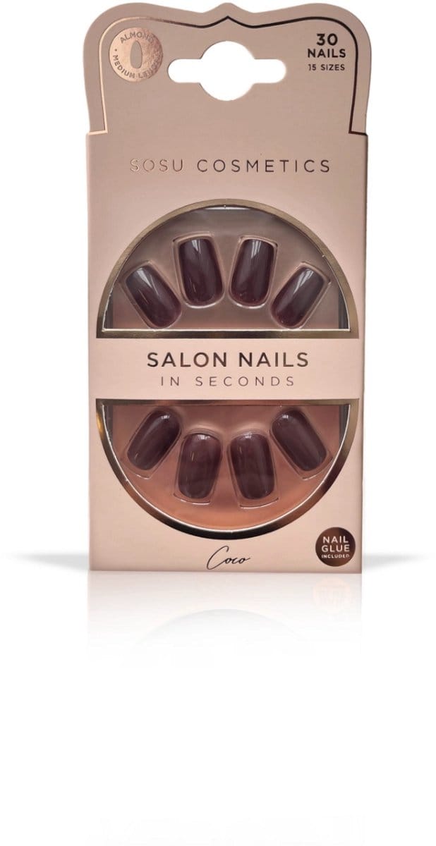 Sosu | Salon Nails Coco - incl. nailglue - 30 stuks