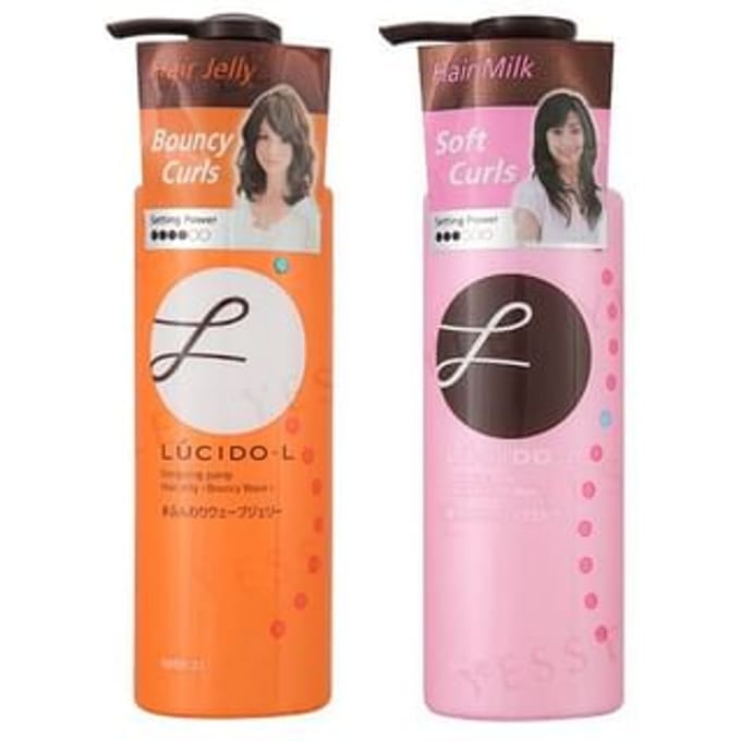 Mandom - Lucido-L Designing Pump Hair Milk - Soft Curls - 200ml