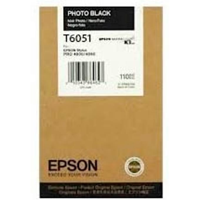 Epson T6051 Photo Black - Inktpatroon Photo black