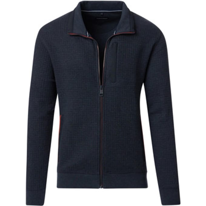 CASAMODA Vest Zip Donkerblauw (navy) - Maat M - Heren