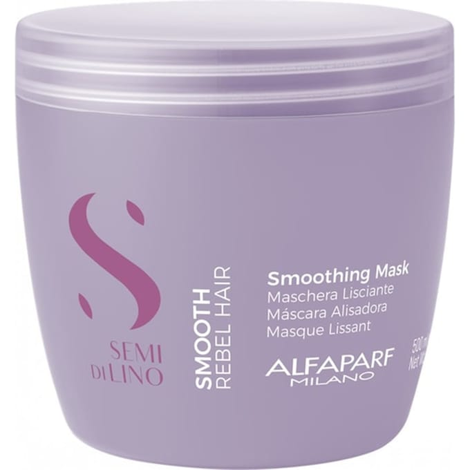 Alfaparf Milano Semi di Lino Smooth Smoothing Mask Hydraterende haarbehandeling Unisex 500 ml