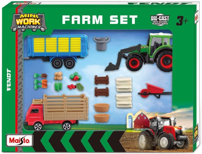 Maisto Fendt Set - Modelauto - Schaal FTB - Div.
