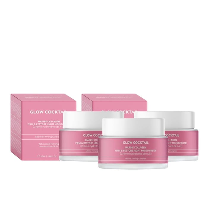 3 x MARINE COLLAGENE FIRMEREN & HERSTELLEN NACHTCRÈME 50ml