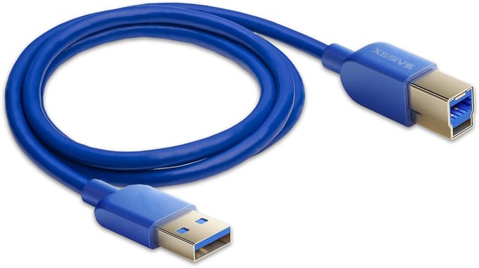 USB naar USB B Kabel - 3.0 - 2 Meter - USB 3.0 A naar USB 3.0 B - 5Gbps Datakabel - Voor o.a USB Hub, Monitor, SSD, Harde Schijf, Printerkabel