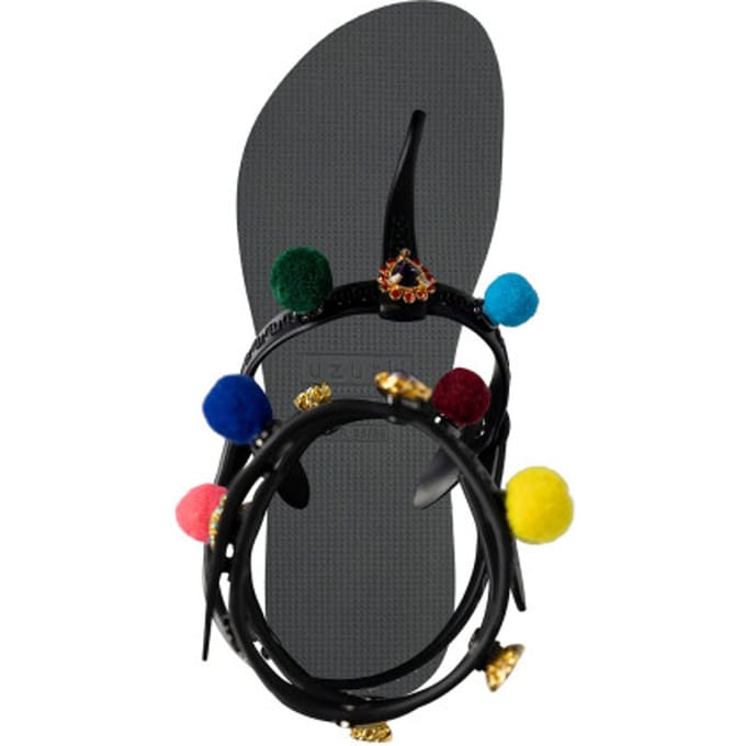 Uzurii | Teenslippers | Dames | Zilver | Maat 41/42