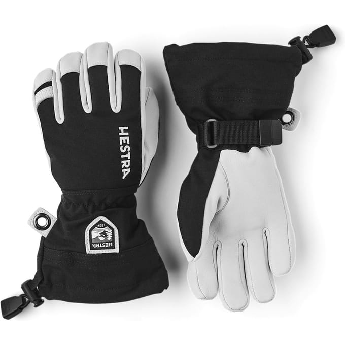 Hestra Army Leather Heli skihandschoenen junior, zwart