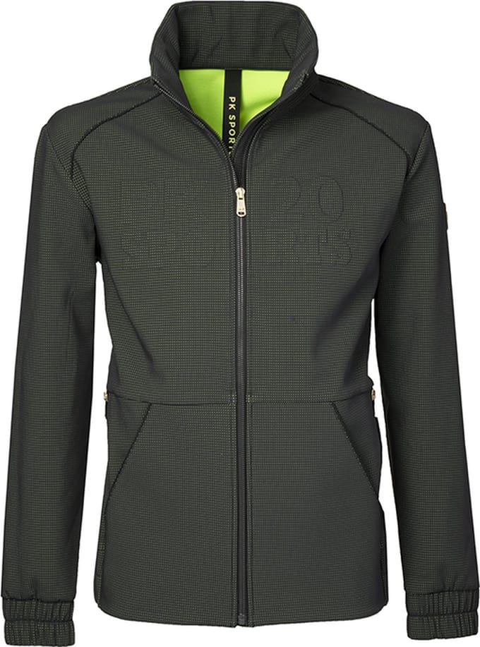 PK International - Mens - Heren - Softshell - Jacket - Nirvano - Charcoal - Donkerblauw/Grijs - M/48