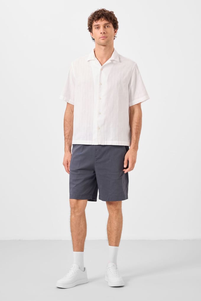 Heren Regular Fit Chino Shorts