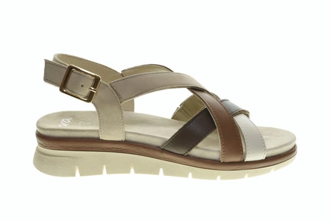 Comfort Dames Sandalen Cream Ara maat 42