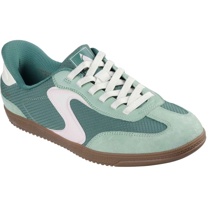 Skechers Hotshot - Everyday Ease Textiel Dames Groen/Roze Standaard Sneakers