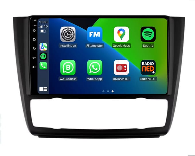 CarPlay autoradio geschikt voor BMW 1 Serie E87 E81 E82 E88 | 2004 t/m 2012 | Android 13 | Draadloos Apple CarPlay & Android Auto | 2GB + 32GB | 8-Core processor | Davilon | 2025 model | 2004 2005 2006 2007 2008 2009 2010 2011 2012 | Bluetooth & Wifi