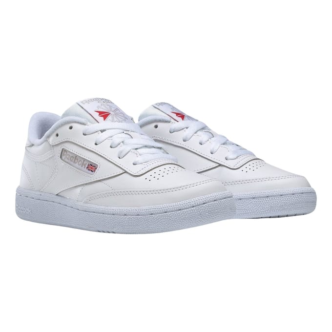 Reebok CLUB C 85 WHITE/LIGHT GREY Dames Sneakers - Wit