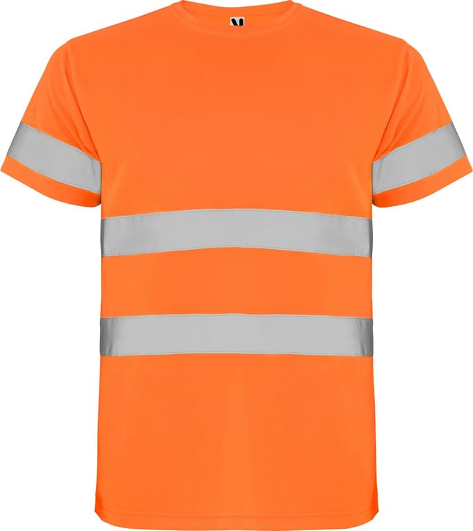 Technisch hoog zichtbaar / High Visability T-shirt met korte mouwen Oranje maat S
