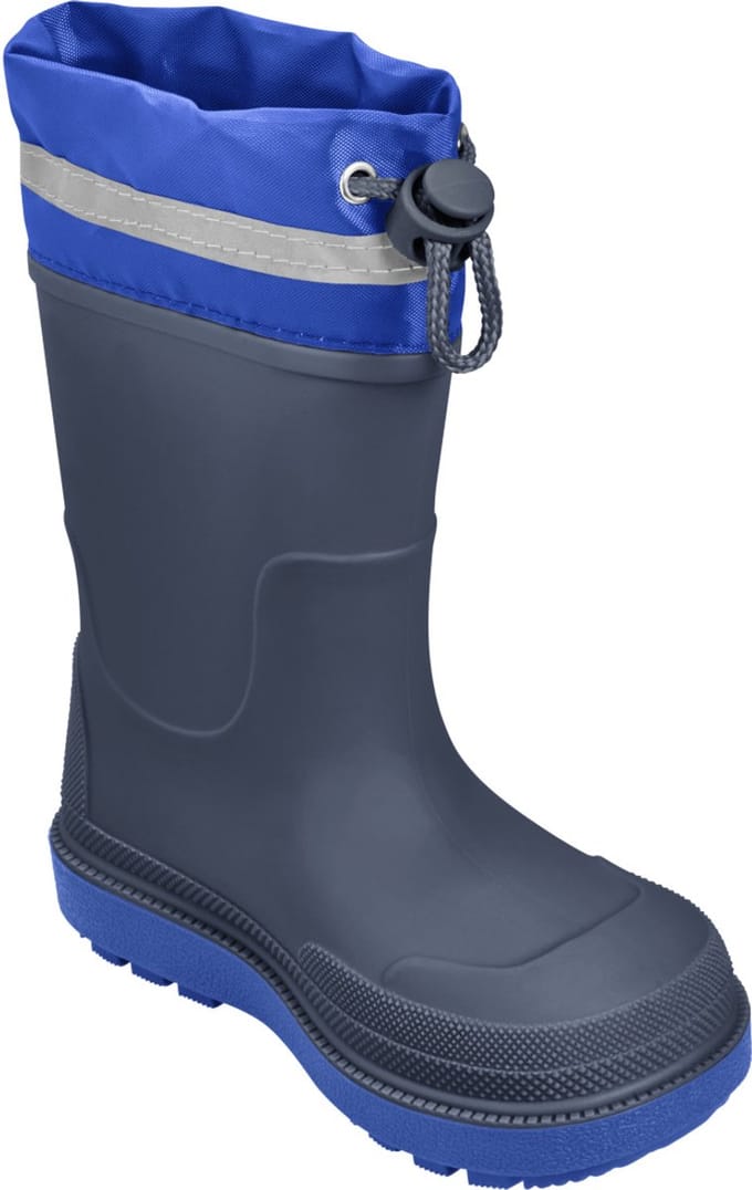 Donkerblauw gevoerde kinder regenlaarzen van Playshoes 32