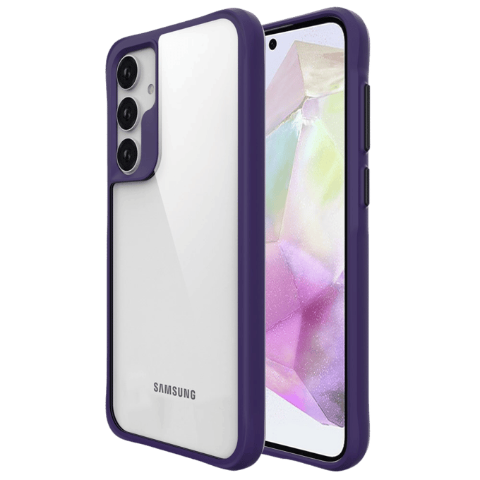 CaseBody Samsung A35 Combat X Beschermhoesje Paars