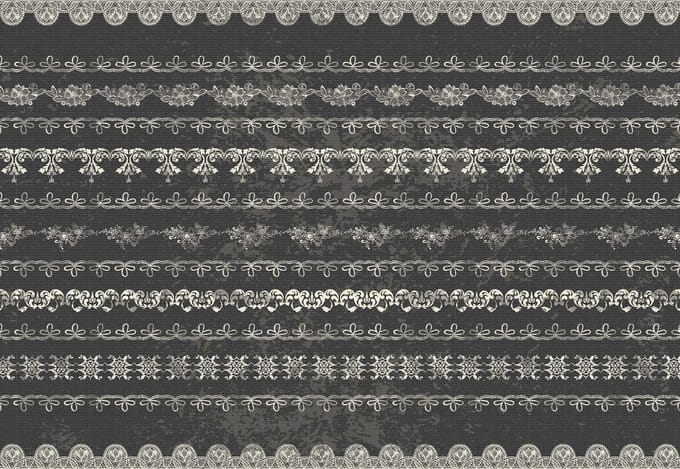 Fotobehang Vintage Pattern | DEUR - 211cm x 90cm | 130g/m2 Vlies