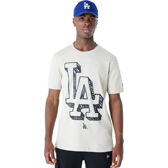New Era Los Angeles Dodgers T-shirt Beige