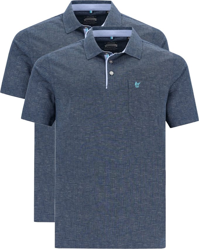 Hajo Heren poloshirt 2 pack Stay Fresh