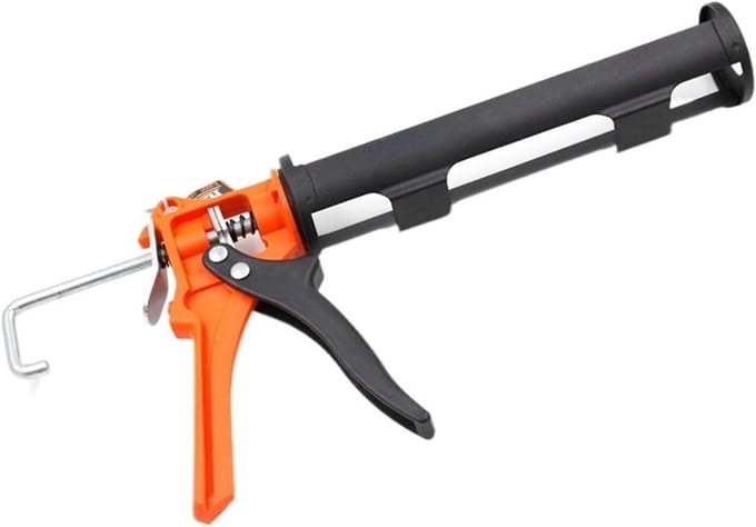 Kitpistool - Lijmpistool - Klus Klussen - Roterende mand - 9 inch - Zilverkleurig