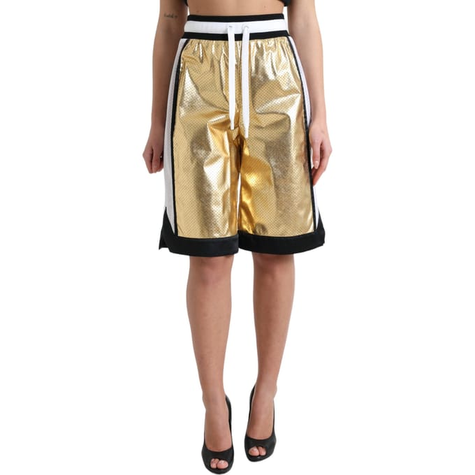 Metalen Korte Broek Gouden Stijl