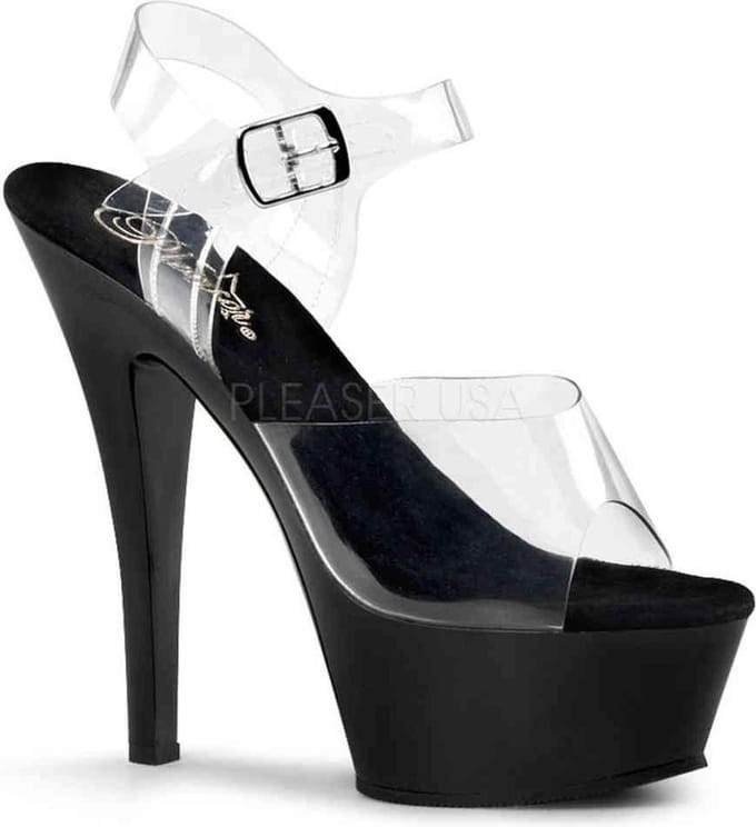 EU 36 = US 6 | KISS-208 | 6 Spike Heel P/F Sandal