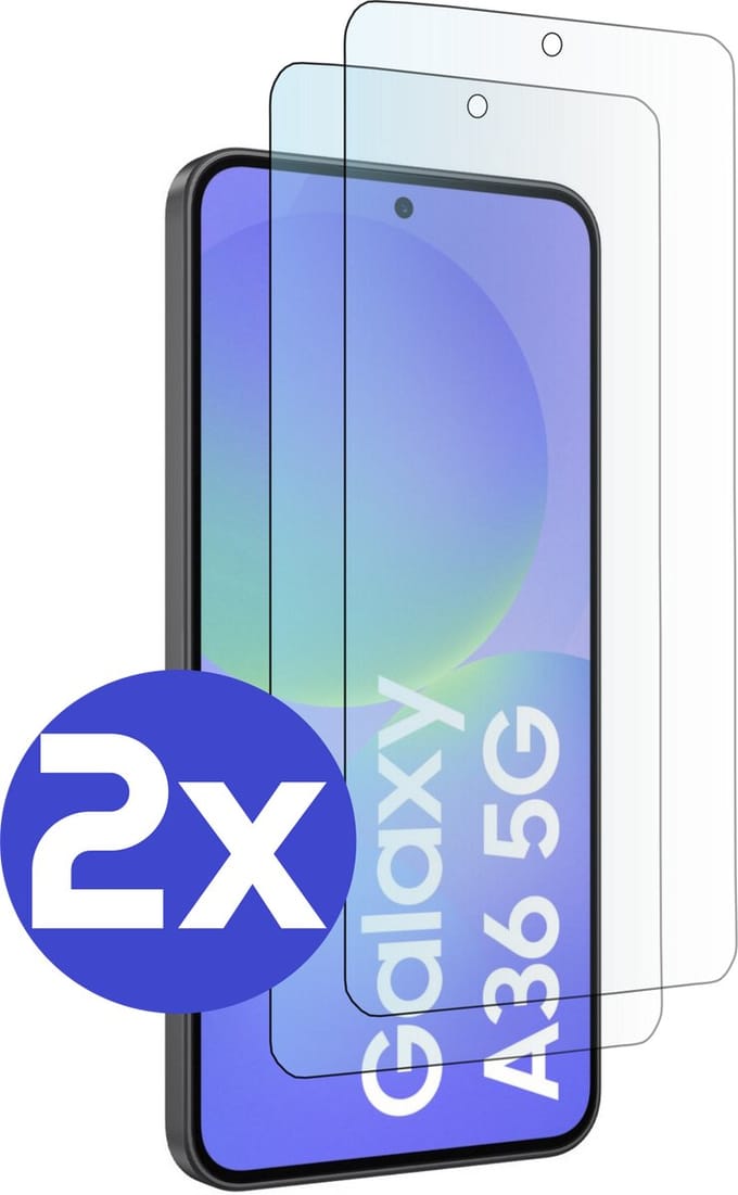Premium Screenprotector Geschikt Voor Samsung A36 - Gehard Glas - 2 Stuks