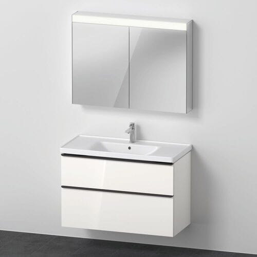 Duravit D-Neo furniture set with mirror cabinet 100.5 cm DE011702222