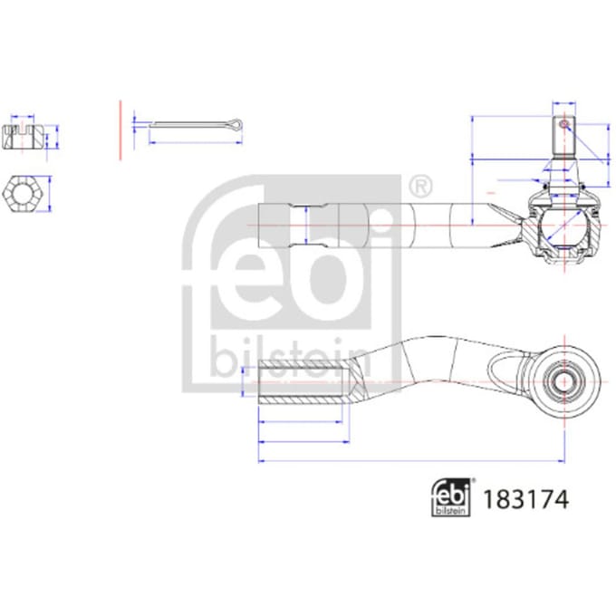 Spoorstangeind FEBI BILSTEIN 183174