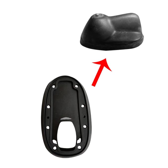 Antennebasispakking, vervanging van rubberen dakantennebasispakking voor BMW Mini R55 R56 zwart