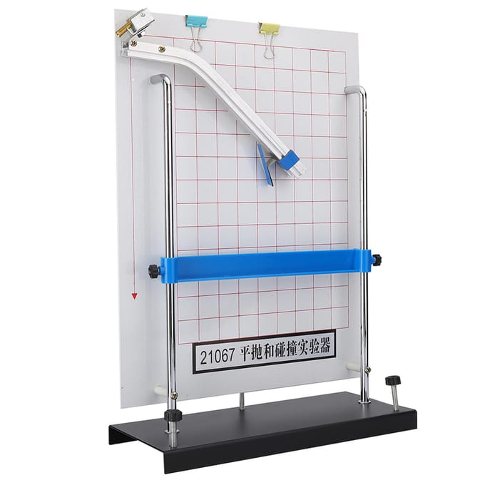 Natuurkunde Experiment Apparatuur Horizontale Projectielbeweging Tester Lesinstrument 21067 white