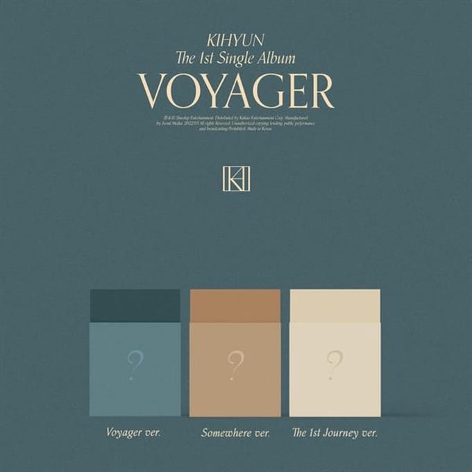 KIHYUN 1e Single Album VOYAGER Random gray