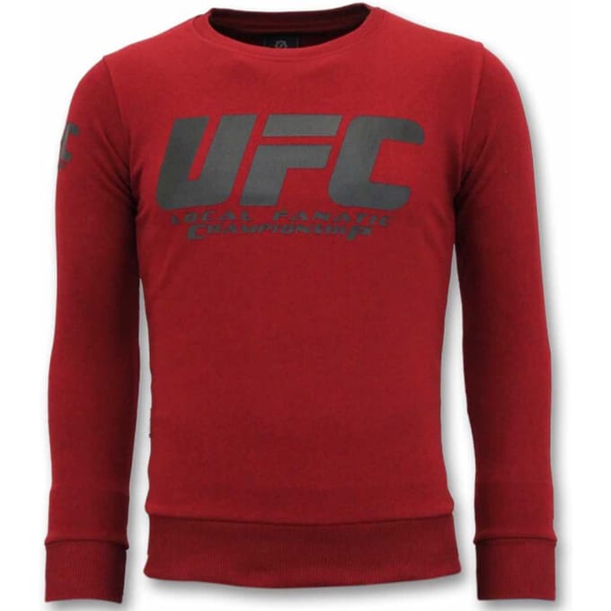 Exclusieve Sweater Heren - UFC Championship Trui - Bordeaux