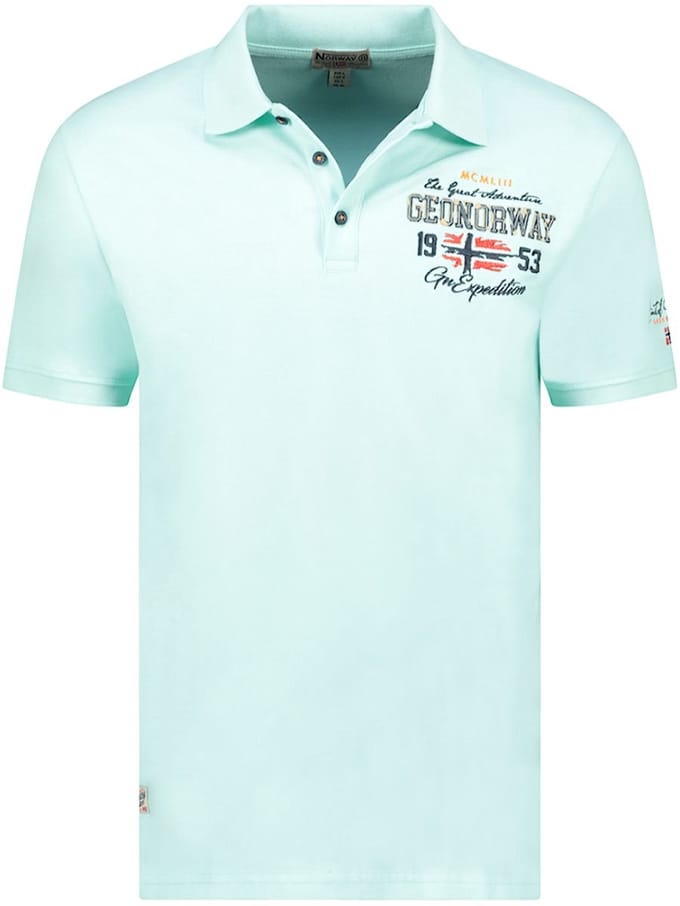 Geographical Norway Heren Expedition Polo Kapuccino Mint - M
