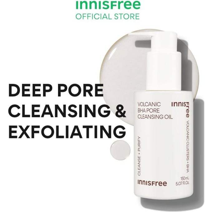 Innisfree - *renouvellement* Huile Nettoyante BHA Super Volcanic Pore 150ml white
