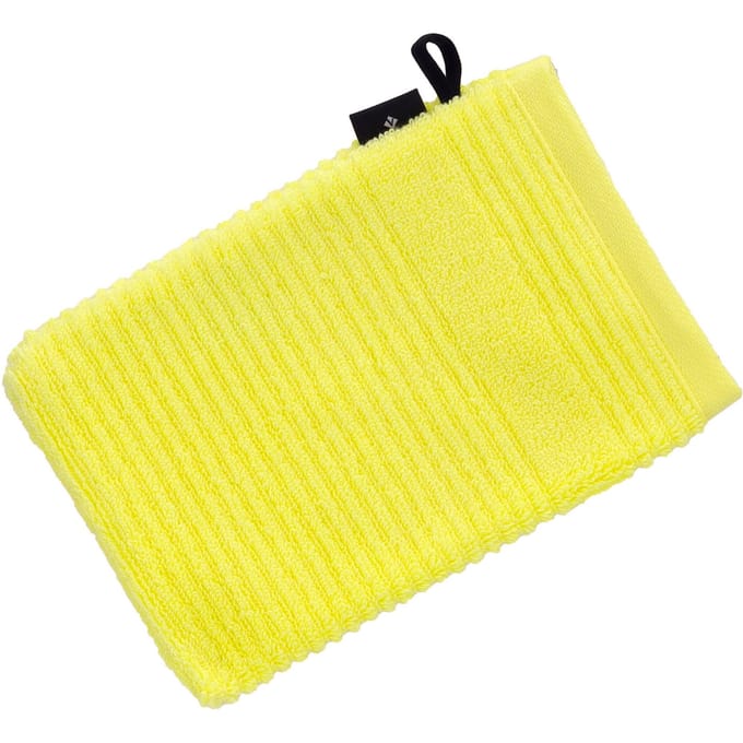 Vossen Morgen Badstof Washandschoen (Elektrisch Geel)